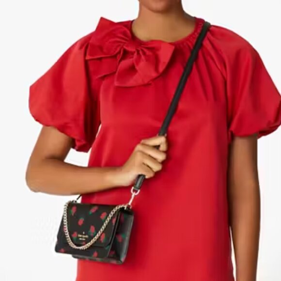 ✅ Kate Spade Madison Rose Toss Printed Small Flap Crossbody Bag ✨NWT - Picture 7 of 16